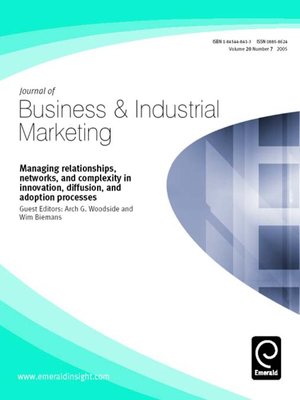 cover image of Journal of Business & Industrial Marketing, Volume 20, Issue 7